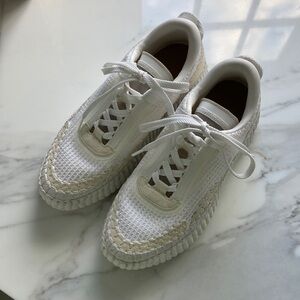 Chloe Nama White Sneakers, size 39